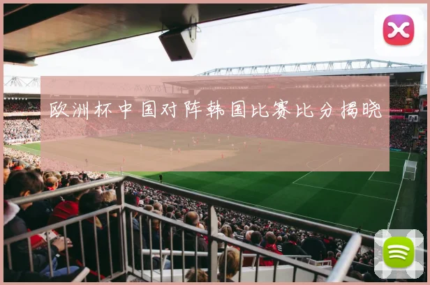 欧洲杯中国对阵韩国比赛比分揭晓